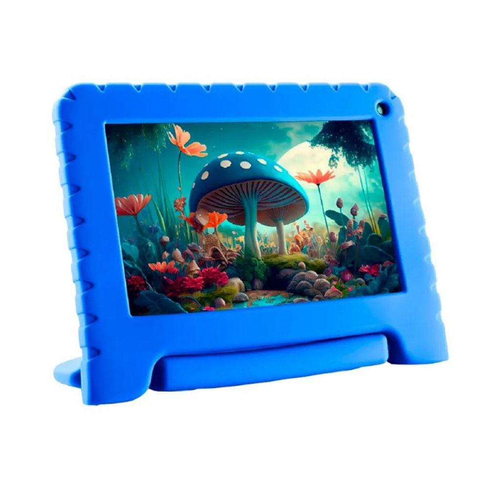 Tablet Multilaser Kid Pad 7 Polegadas 64GB 4GB Quad Core 1.6GHz Android NB41 - Azul - Bvolt Tablet Multilaser Kid Pad 7 Polegadas 64GB 4GB Quad Core 1.6GHz Android NB41 - Azul - Bvolt