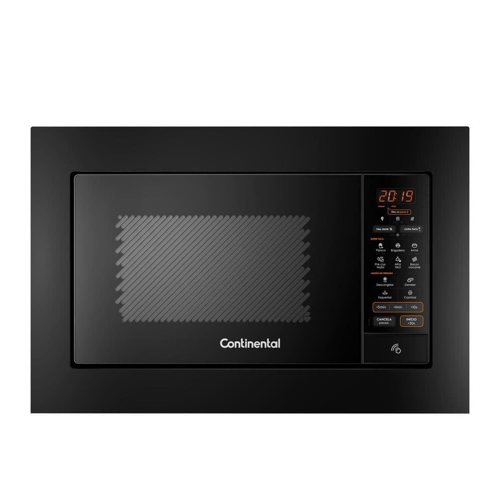 Micro-ondas de Embutir Continental 27L Preto com Função Tira Odor (MC2EP) - 110V