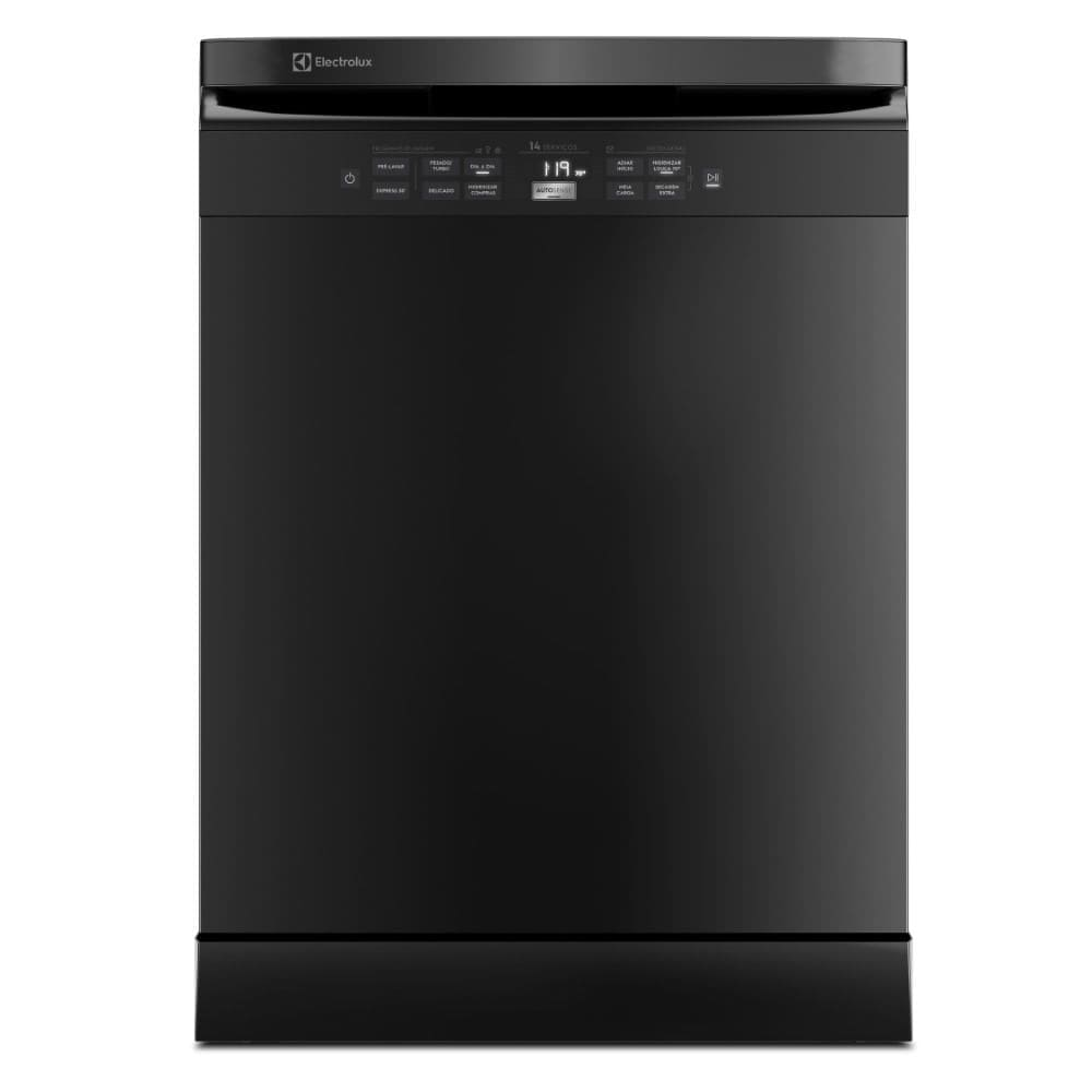 Lava-Louças Electrolux 14 Serviços Preta Experience com Função Higienizar Compras (LL14P) - 110V