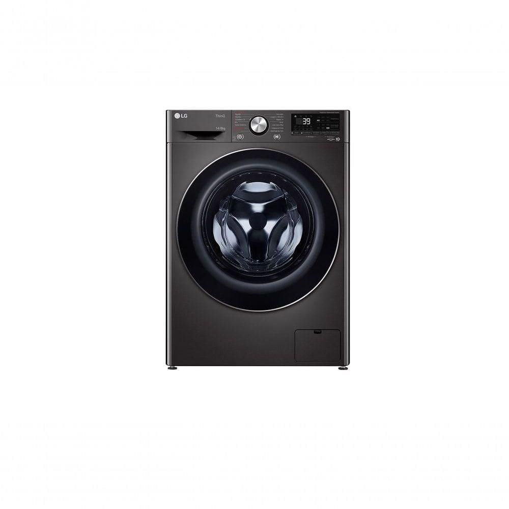 Lava e Seca LG Smart VC2 14kg Black Inox com Inteligência Artificial AI DD CV9014BC2A 220V - 220V Lava e Seca LG Smart VC2 14kg Black Inox com Inteligência Artificial AI DD CV9014BC2A 220V - 220V