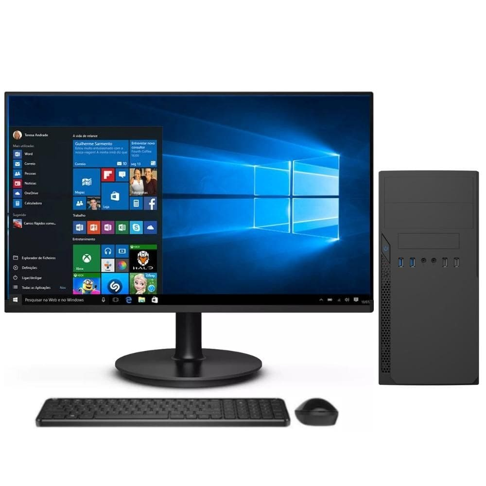 Computador Completo Intel Core i5 16GB SSD 512GB Monitor LED 19.5" Windows 10 3green Top 3GT-041 Computador Completo Intel Core i5 16GB SSD 512GB Monitor LED 19.5" Windows 10 3green Top 3GT-041