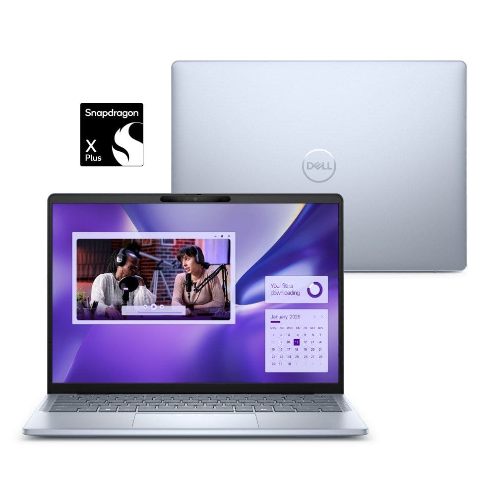 Notebook Dell Inspiron Plus I14-QCXPLUS-M20 14" QHD+ Touch Snapdragon® X Plus 16GB 1TB SSD Windows 11 Prata Gelo