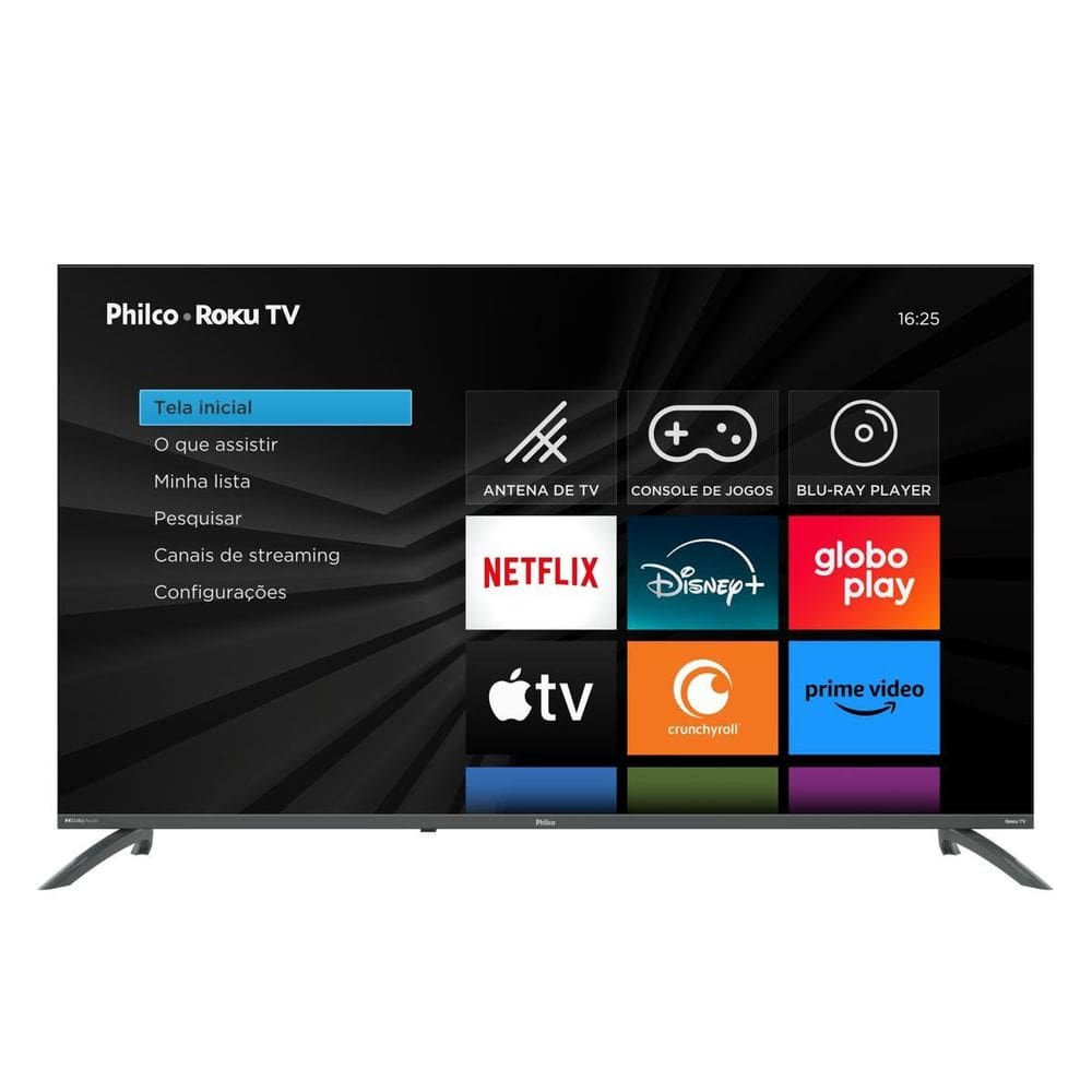 Smart TV 49" Philco Led 4K Roku TV Borda Infinita P49ERA Smart TV 49" Philco Led 4K Roku TV Borda Infinita P49ERA