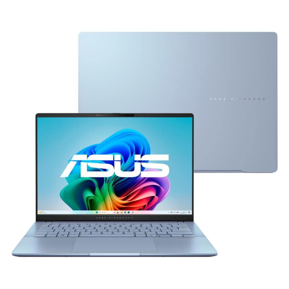 Notebook ASUS Vivobook S14 OLED S5406SA Intel Core Ultra 7 258V 32Gb Ram 1TB SSD Windows 11 Home Tela 14" FHD 120Hz Blue - PP097W Notebook ASUS Vivobook S14 OLED S5406SA Intel Core Ultra 7 258V 32Gb Ram 1TB SSD Windows 11 Home Tela 14" FHD 120Hz Blue - PP097W