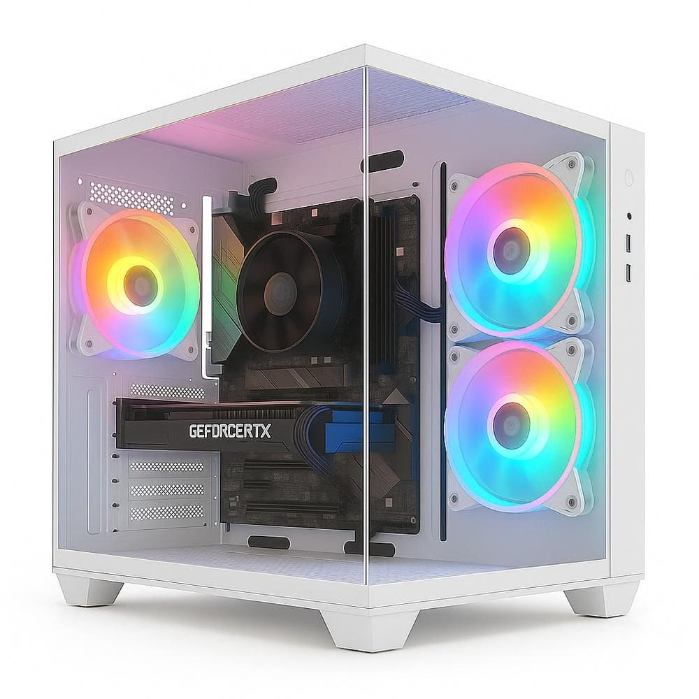 PC Gamer Skill Aquarium, AMD Ryzen 7 5700G, 16GB 3200MHz, Radeon Vega 8, SSD 1TB M.2, Fonte 500w, Branco SKA054 PC Gamer Skill Aquarium, AMD Ryzen 7 5700G, 16GB 3200MHz, Radeon Vega 8, SSD 1TB M.2, Fonte 500w, Branco SKA054