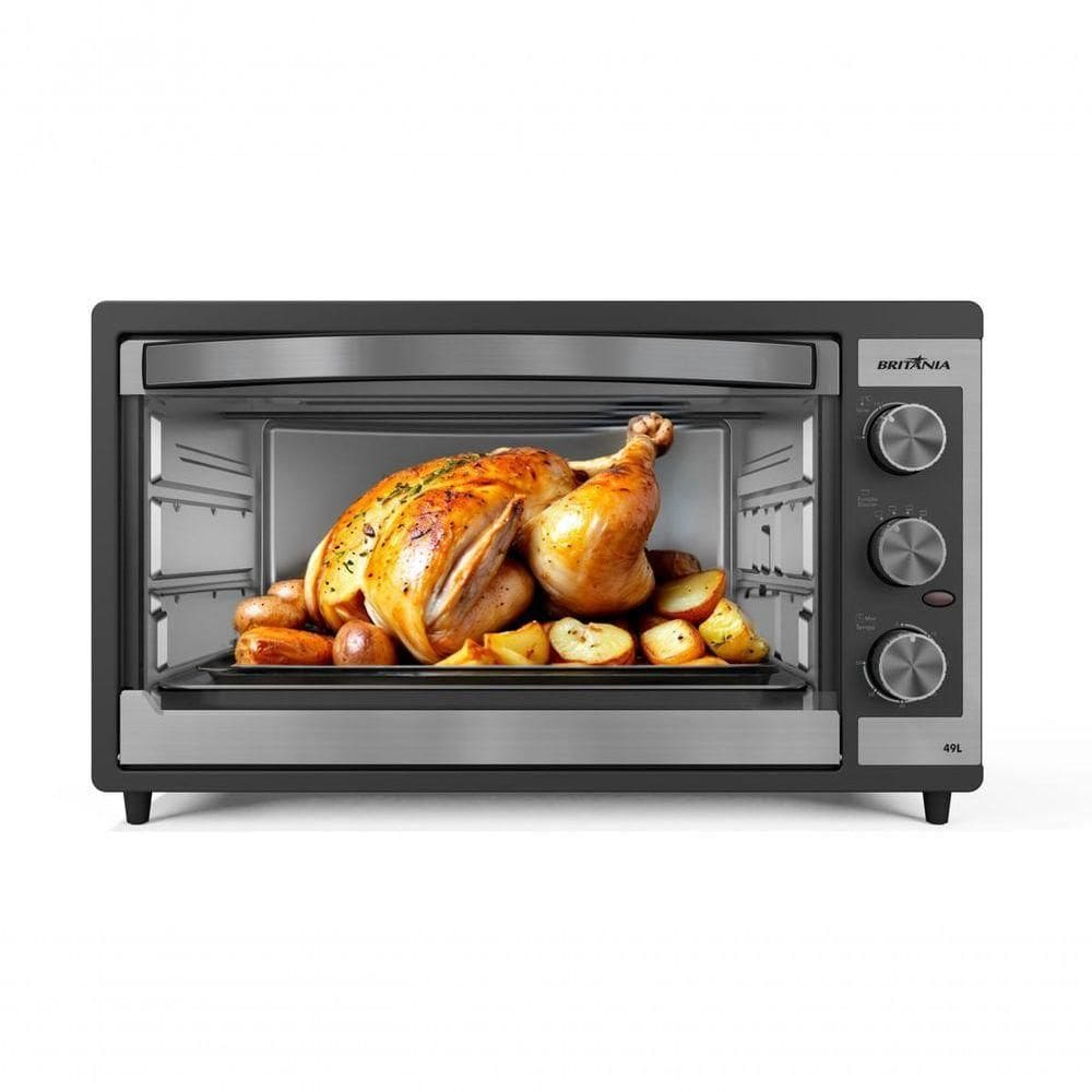 Forno Elétrico 49L Britânia BFE49 Dupla Resistência 110V - 110V Forno Elétrico 49L Britânia BFE49 Dupla Resistência 110V - 110V