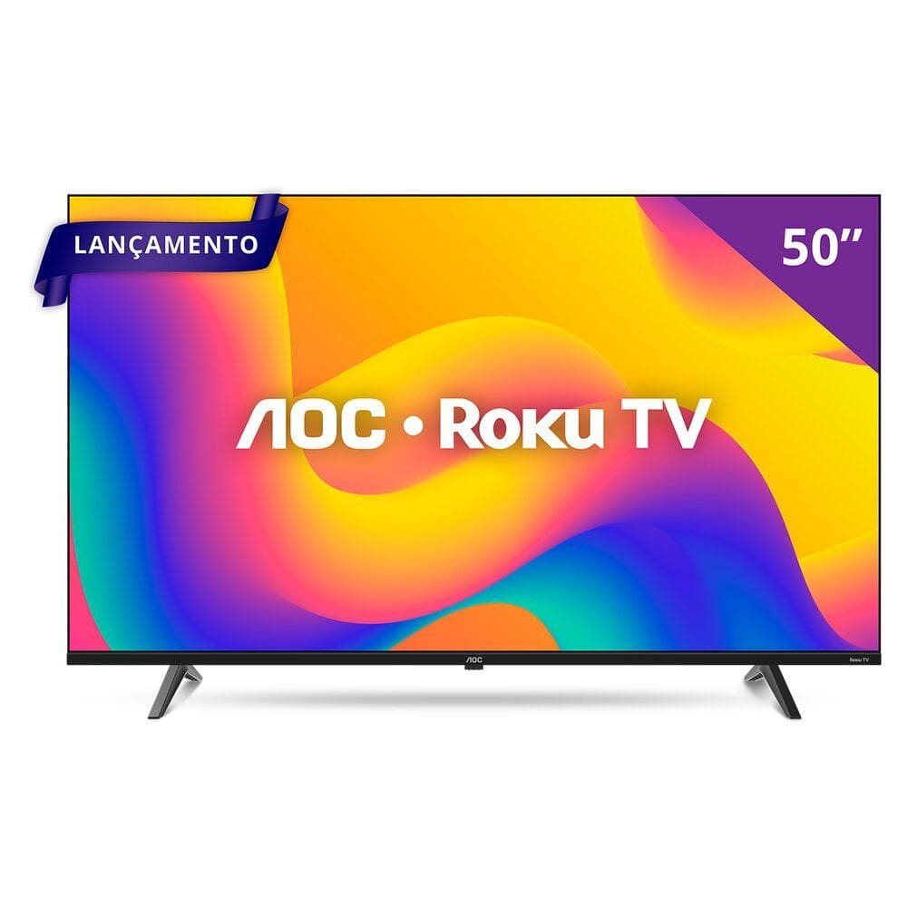Smart TV AOC 50 Polegadas, DLED, 4K, Roku TV - 50U7045/78G - Smart TV AOC 50 Polegadas 4K Roku TV Smart TV AOC 50 Polegadas, DLED, 4K, Roku TV - 50U7045/78G - Smart TV AOC 50 Polegadas 4K Roku TV