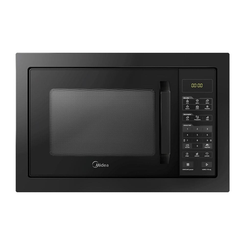 Micro-ondas Midea de Embutir MGA20P 35L Preto - Micro-ondas de Embutir Midea 35L