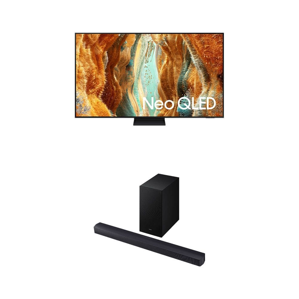 Combo Samsung Vision AI TV 75" NEO QLED 4K QN70F + Soundbar HW-Q600F Combo Samsung Vision AI TV 75" NEO QLED 4K QN70F + Soundbar HW-Q600F