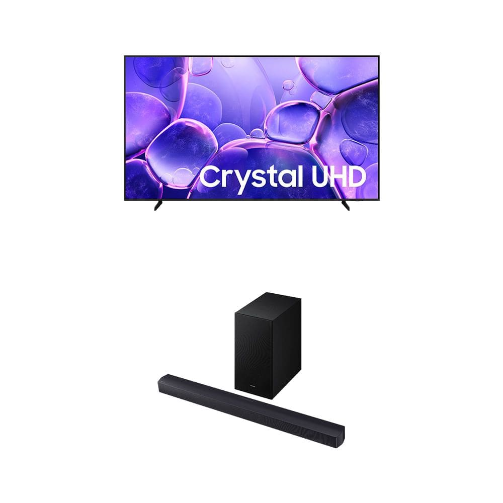 Combo Samsung Smart TV 75" Crystal UHD 4K U8100F + Soundbar HW-Q600F Combo Samsung Smart TV 75" Crystal UHD 4K U8100F + Soundbar HW-Q600F