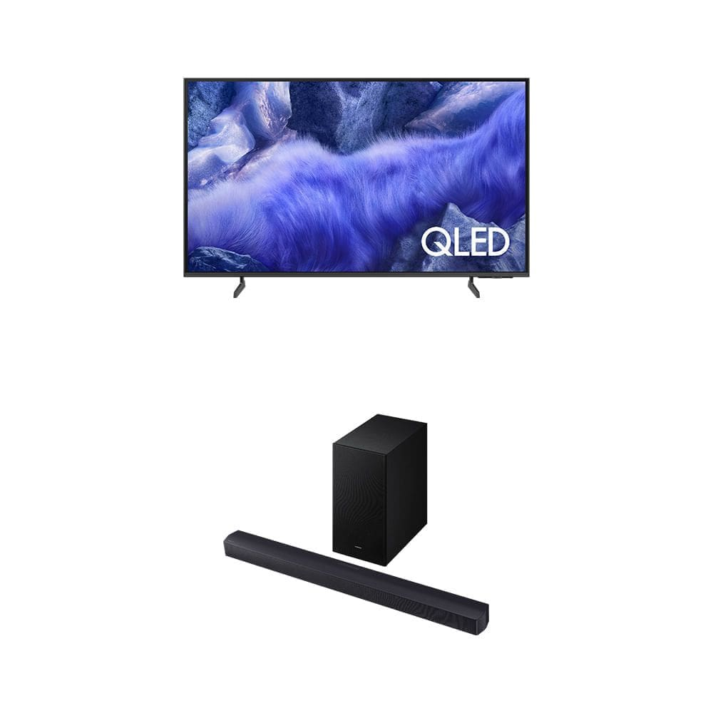 Combo Samsung Vision AI TV 50" QLED 4K QEF1 + Soundbar HW-B450F Combo Samsung Vision AI TV 50" QLED 4K QEF1 + Soundbar HW-B450F