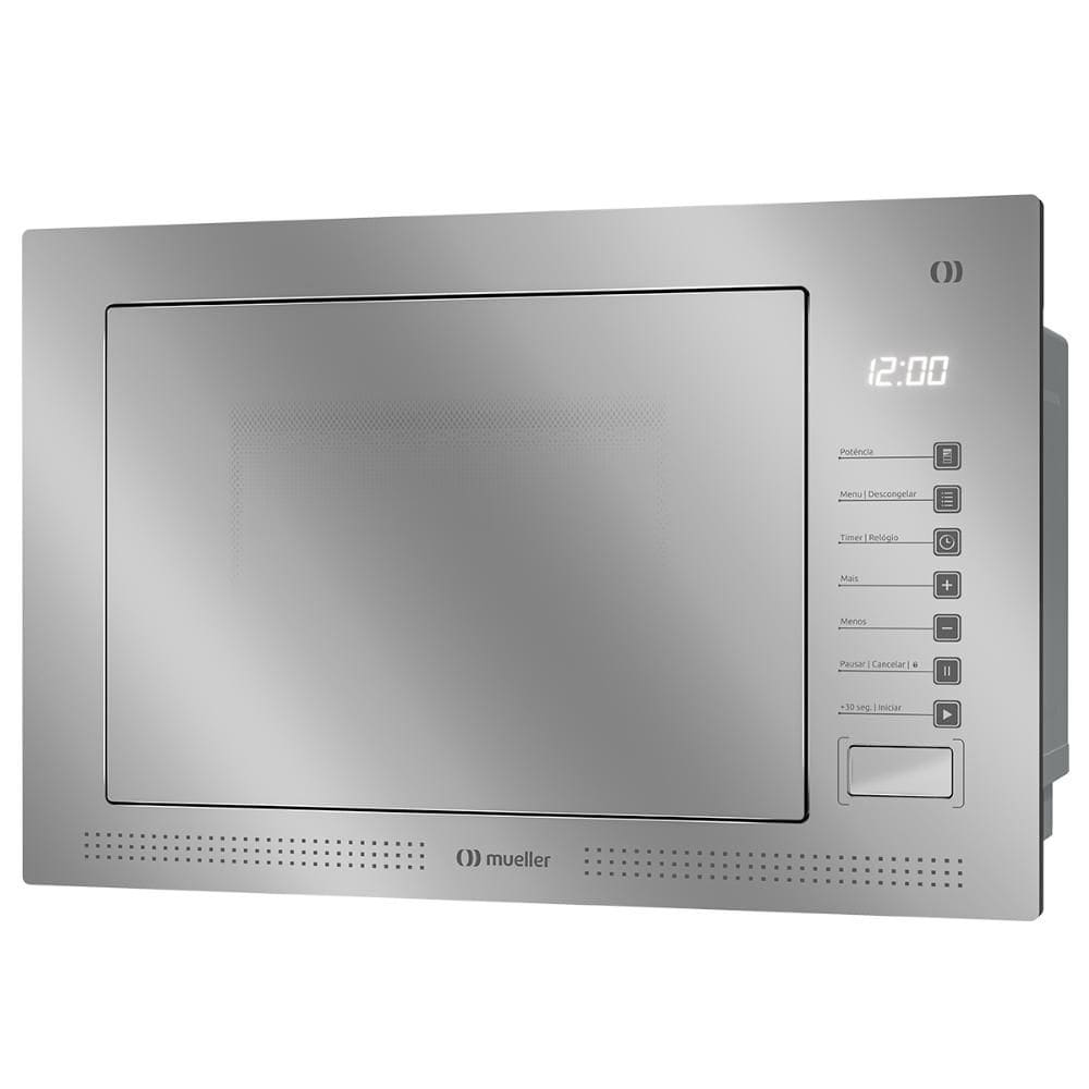 Micro-ondas de Embutir Mueller 25 Litros Espelhado MME25K - 110V Micro-ondas de Embutir Mueller 25 Litros Espelhado MME25K - 110V