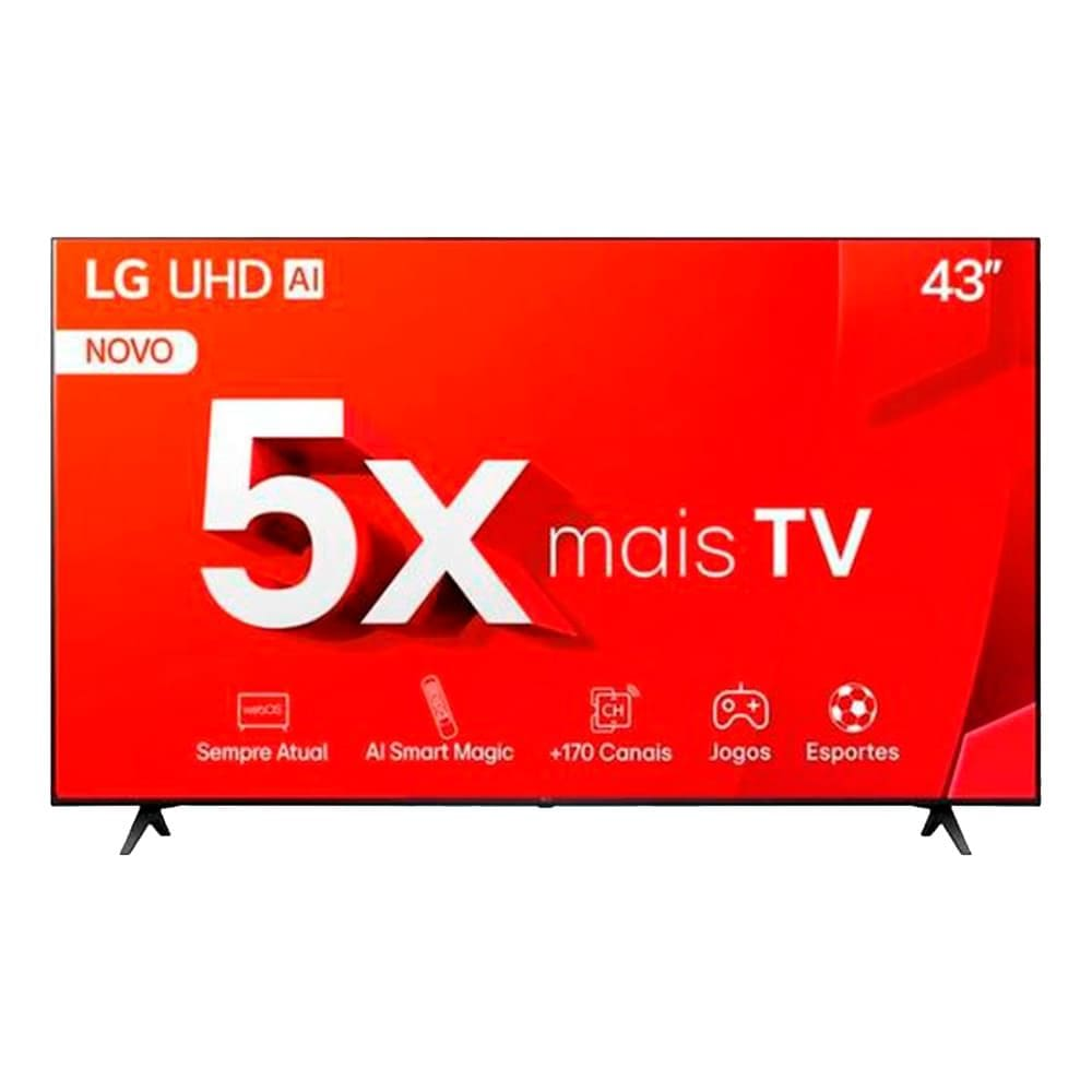 Smart Tv LG 43" pol LED 4K UHD Smart Pro Thinq® AI - 43TU801C0SA.AWZ