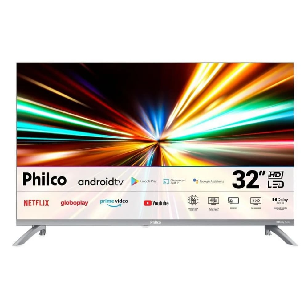 Smart Tv Philco 32 Led Android Hdr10 Bluetooth Hdmi P32SAA Smart Tv Philco 32 Led Android Hdr10 Bluetooth Hdmi P32SAA