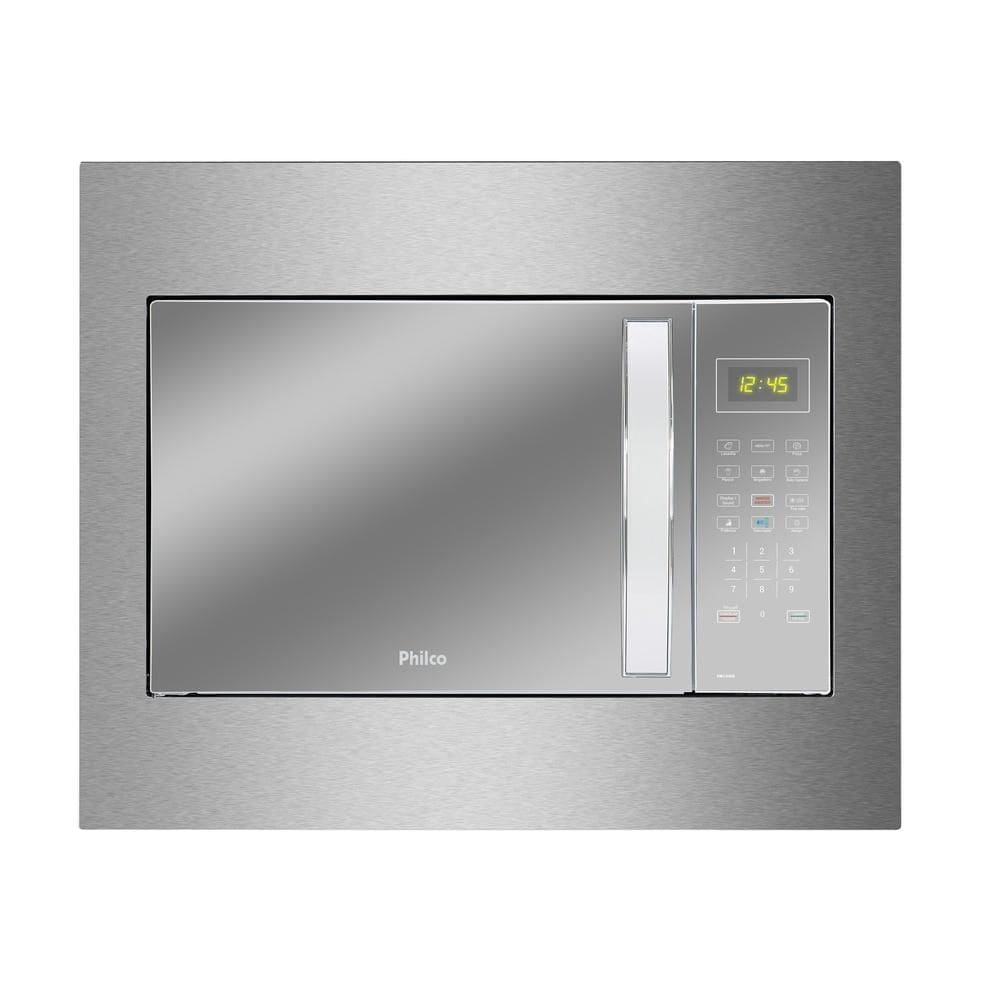Micro-ondas de Embutir Philco 37 Litros Limpa Fácil 1400W Espelhado e Branco PMB37EB 127V - 110V Micro-ondas de Embutir Philco 37 Litros Limpa Fácil 1400W Espelhado e Branco PMB37EB 127V - 110V
