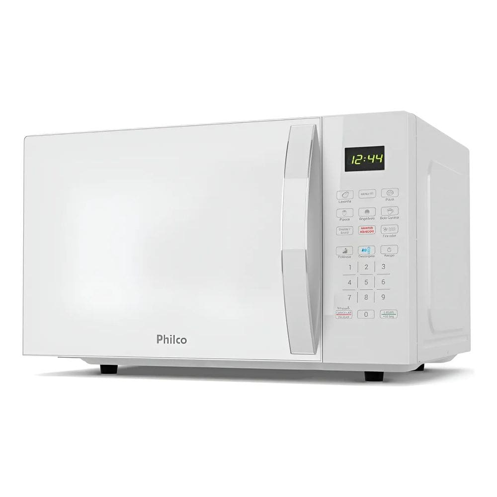 Microondas Philco PMO30B 28L 1100W Com Função Descongelar Rápido, Trava de Segurança e Display Digital - 110V