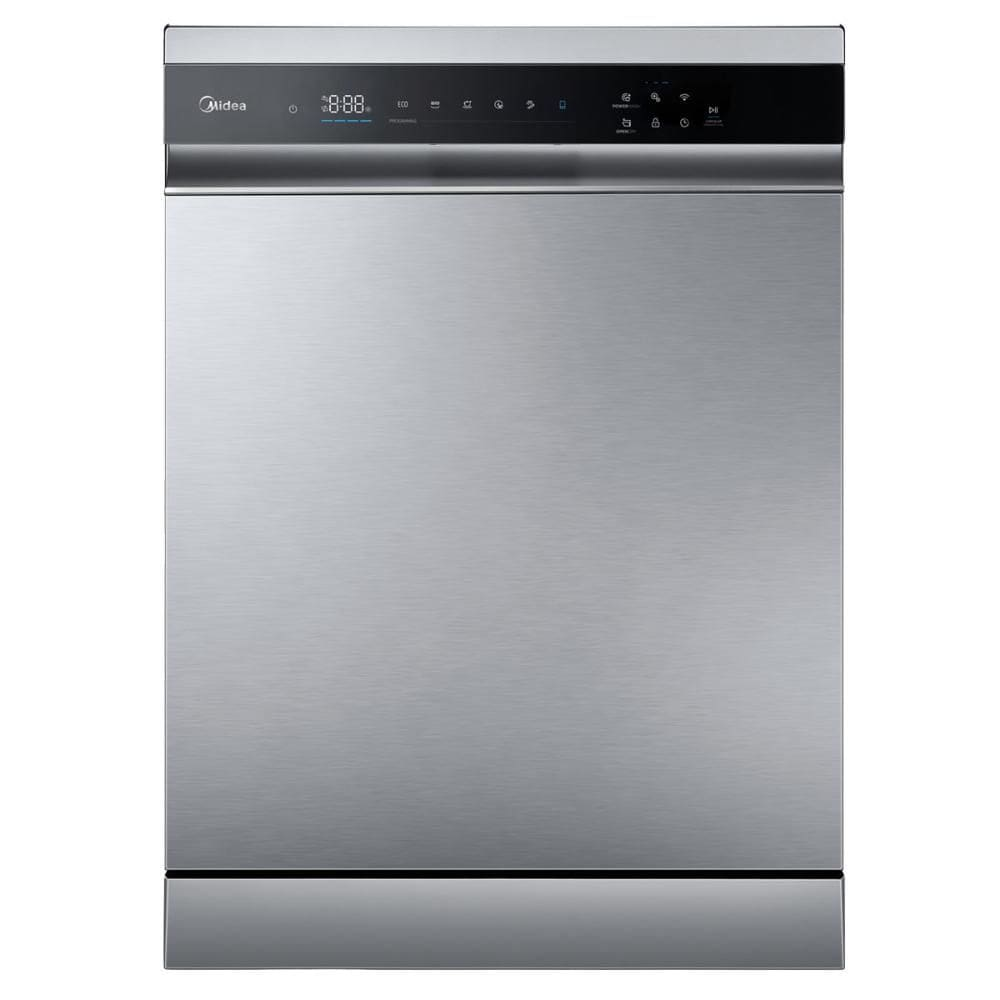 Lava Louças de Piso com 14 Serviços Midea SmartHome com 9 Programas de Lavagem Inox - MDWEF1433GSS1 - 220V