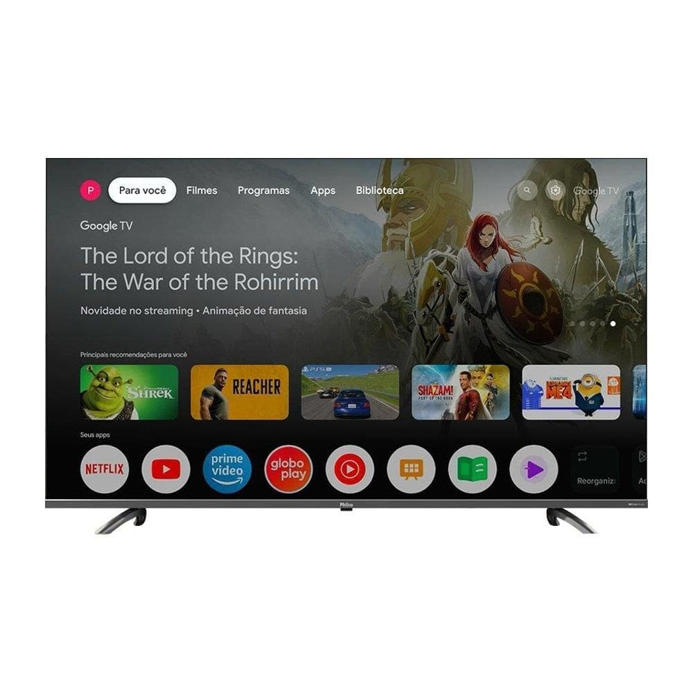 Smart TV LCD LED 58" Philco P58KGA - Wi-Fi & Bluetooth 5.1, 4K UHD, Dolby Áudio, HDMI USB Smart TV LCD LED 58" Philco P58KGA - Wi-Fi & Bluetooth 5.1, 4K UHD, Dolby Áudio, HDMI USB