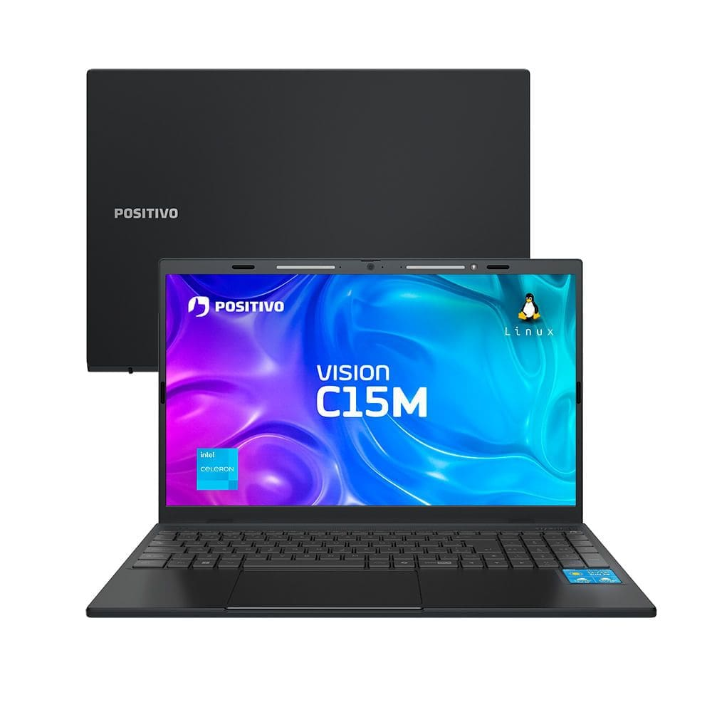 Notebook Positivo Vision C15M Intel® Celeron® N4500 Linux 8GB RAM 256GB eMMC 15.6" Full HD IPS Minitela - Cinza Notebook Positivo Vision C15M Intel® Celeron® N4500 Linux 8GB RAM 256GB eMMC 15.6" Full HD IPS Minitela - Cinza