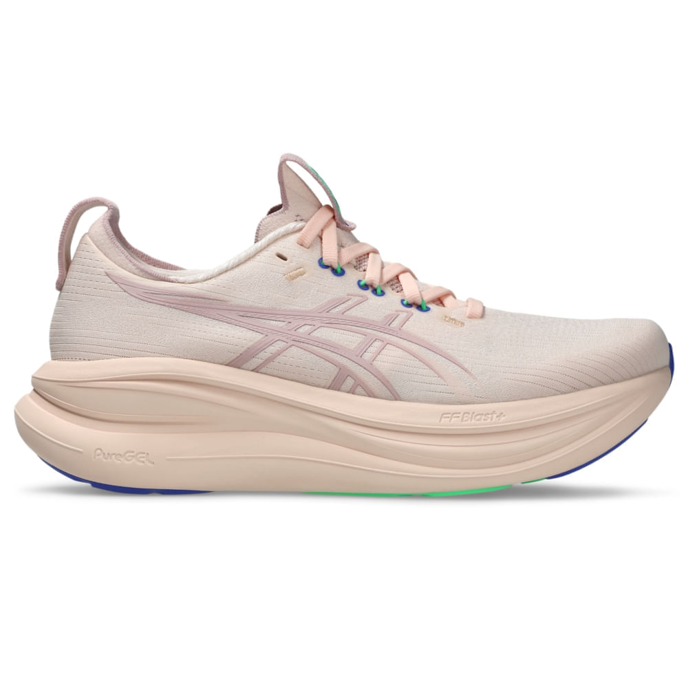 Tênis ASICS GEL Nimbus 28 - Masculino - PEARL PINK/MORGANITE Tênis ASICS GEL Nimbus 28 - Masculino - PEARL PINK/MORGANITE