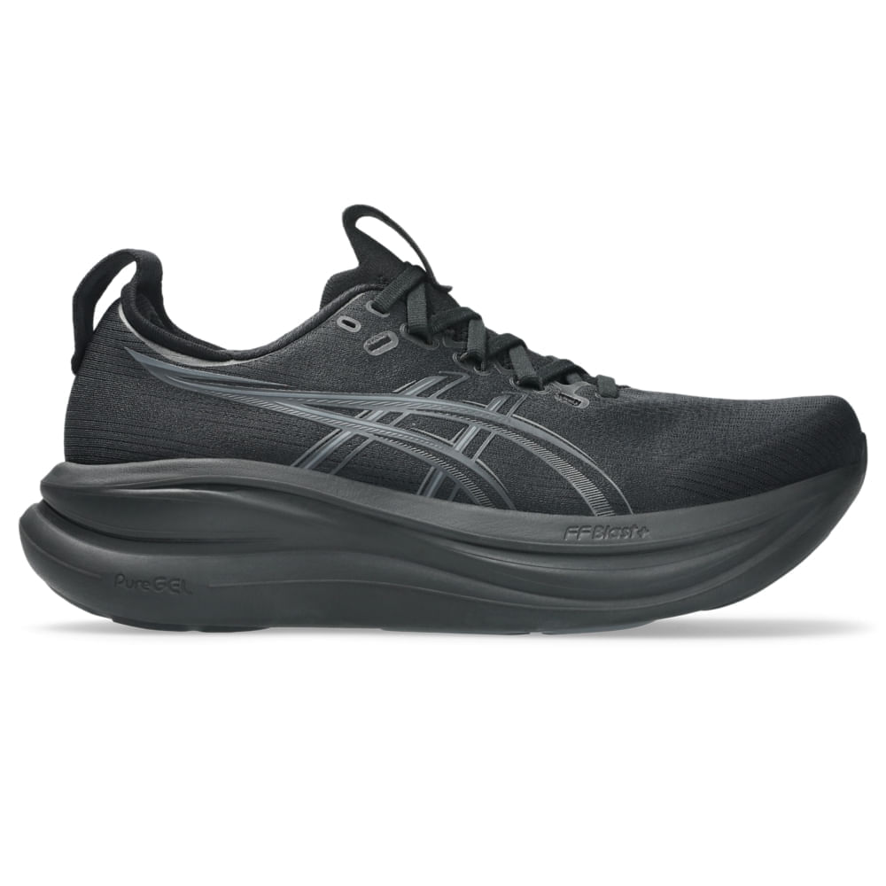Tênis ASICS GEL Nimbus 28 - Masculino - BLACK/GRAPHITE GREY Tênis ASICS GEL Nimbus 28 - Masculino - BLACK/GRAPHITE GREY