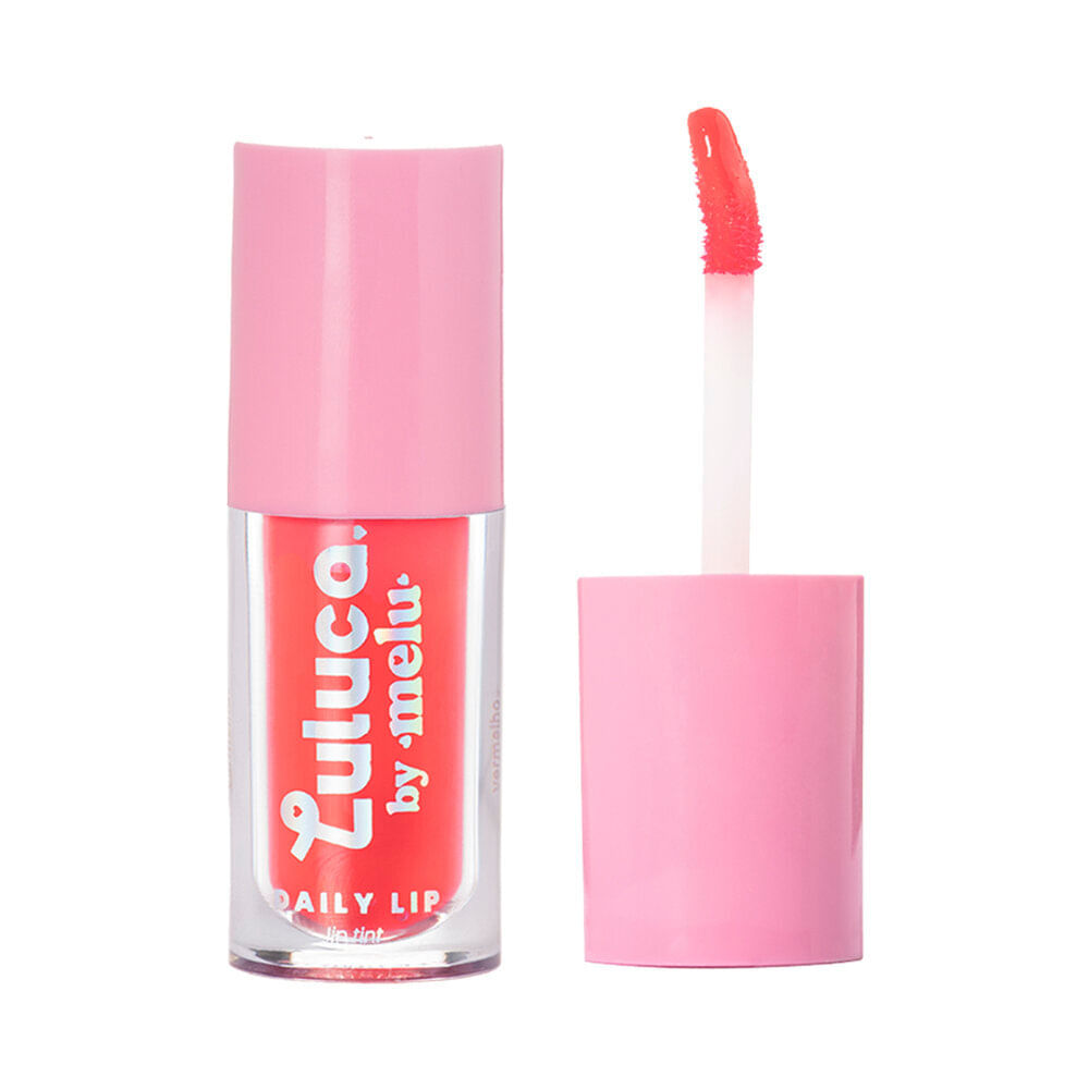 Gloss labial luluca by melu daily lip tint red rush