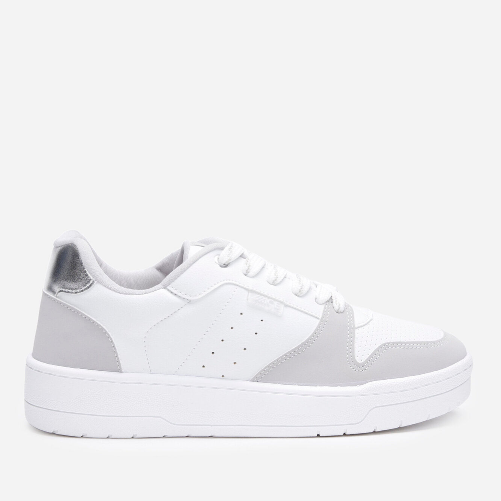 Tênis casual com recortes ace cinza Tênis casual com recortes ace cinza