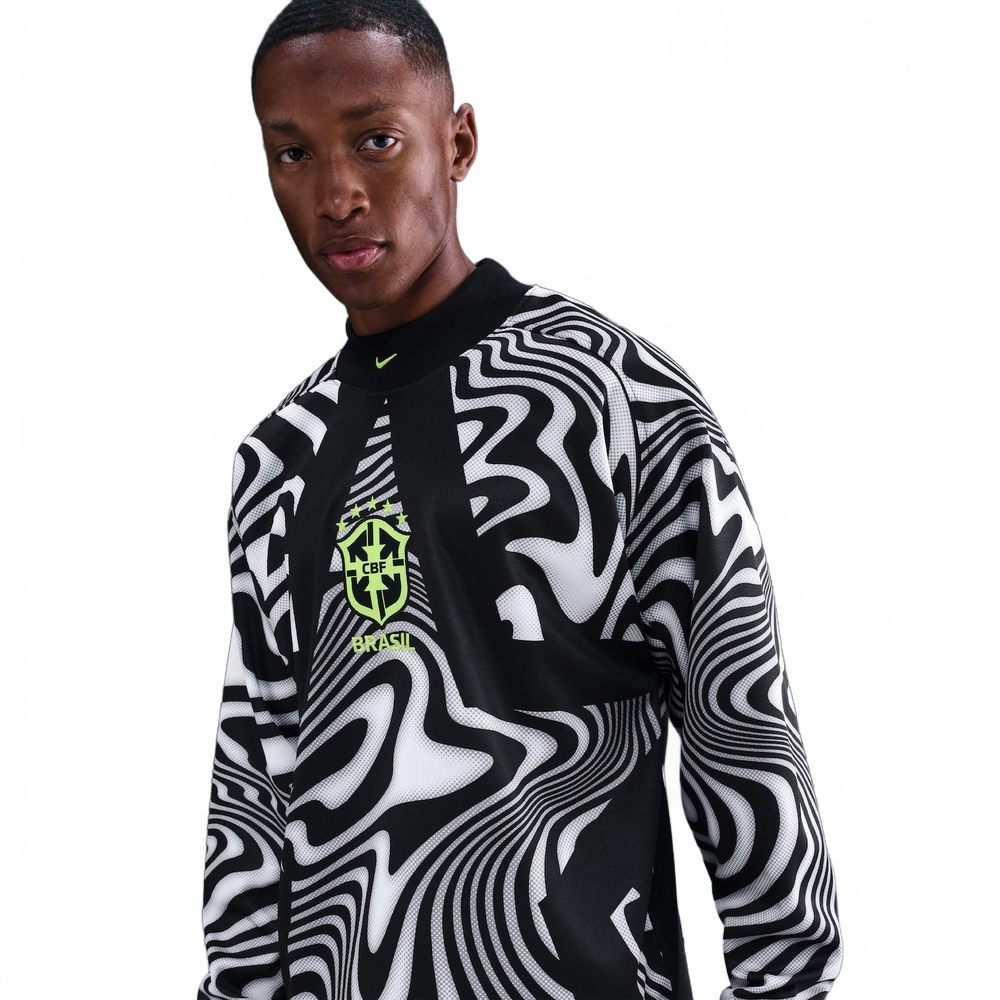 Camisa de Goleiro Brasil Manga Longa 2025/26 Nike Masculina