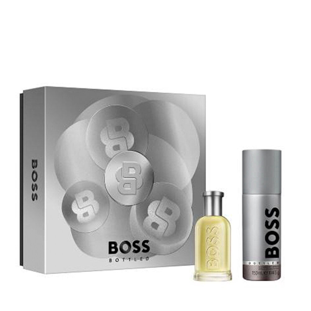 Kit perfume masculino hugo boss bottled edt 50ml e desodorante 150ml