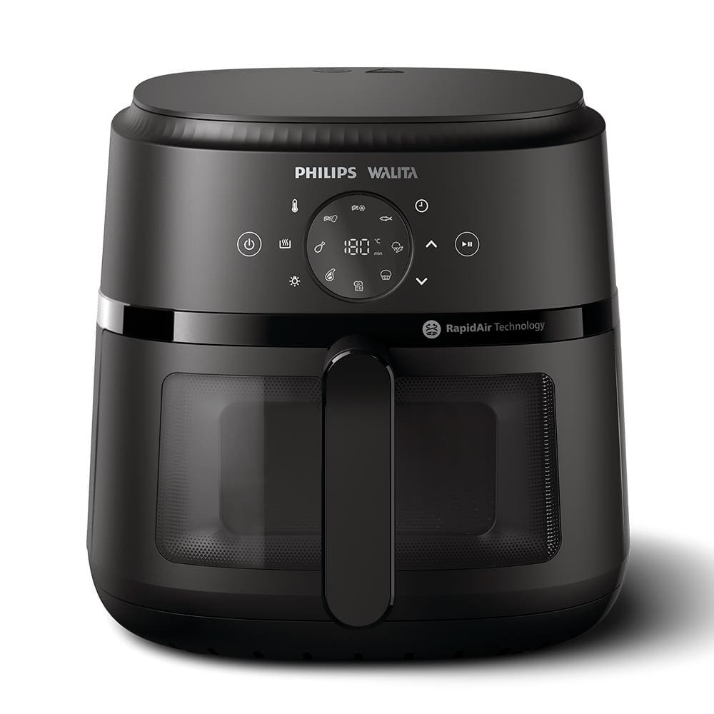 Fritadeira Elétrica Airfryer Philips Walita Série 2000 XL Digital NA230/00 1700W Preta - 220V