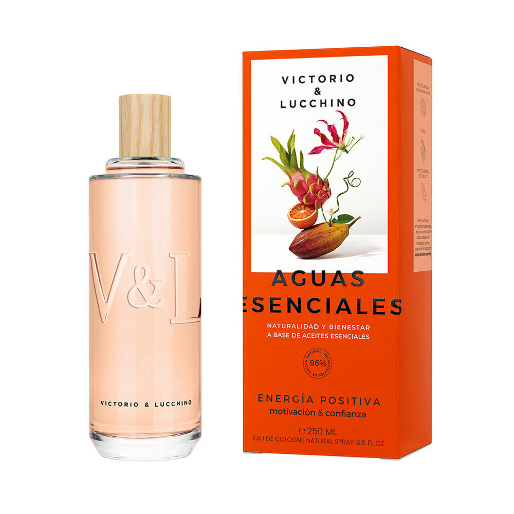 Perfume feminino victorio e lucchino aguas esenciales energía positiva eau de cologne 250ml