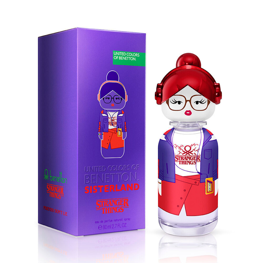 Perfume feminino benetton united colors sisterland stranger things eau de parfum 80ml