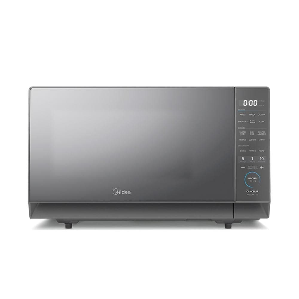 Micro-ondas de Mesa Midea MasterCook com 27 Litros de Capacidade Prata - MHP27S - 110V