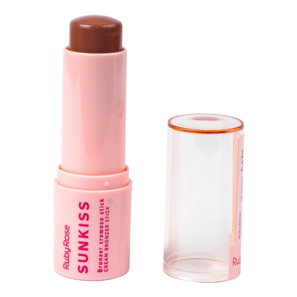 Bronzer cremoso ruby rose stick warm touch marrom