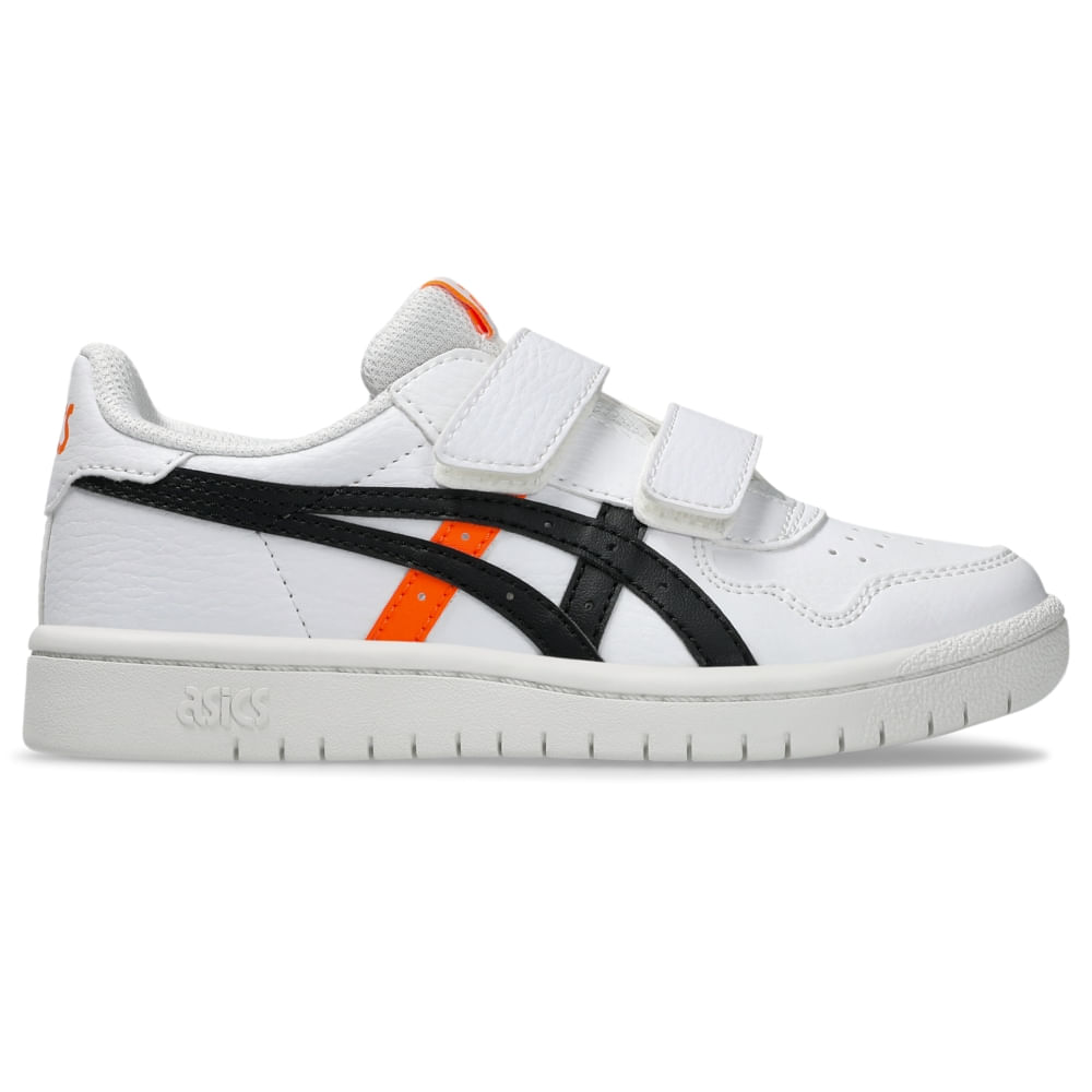 Tênis ASICS Japan S PS - Infantil - Branco/Laranja
