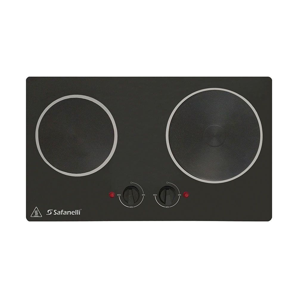 Fogão Elétrico Embutir Gourmet 2 Placas Safanelli Mesa Aço - 110V