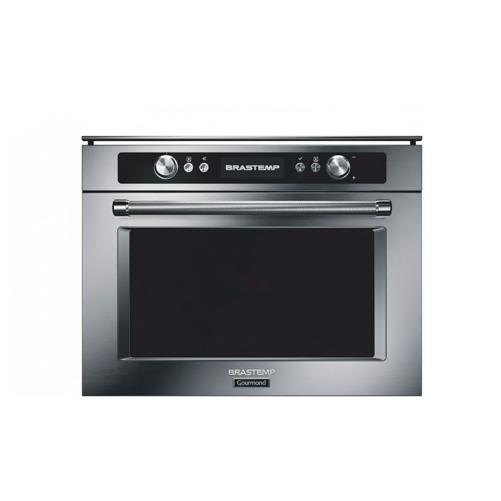 Forno De Embutir Elétrico A Vapor Brastemp Gourmand 34 Litros Inox Com Cozimento A Baixa Temperatura E Meat Control - Bod45ar 220V