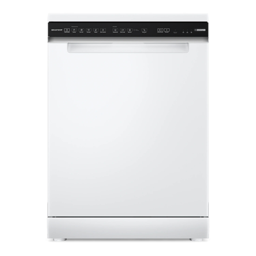 Lava-Louças 15 Serviços Brastemp Branca Com Smart Sensor - Blf61ab 220V