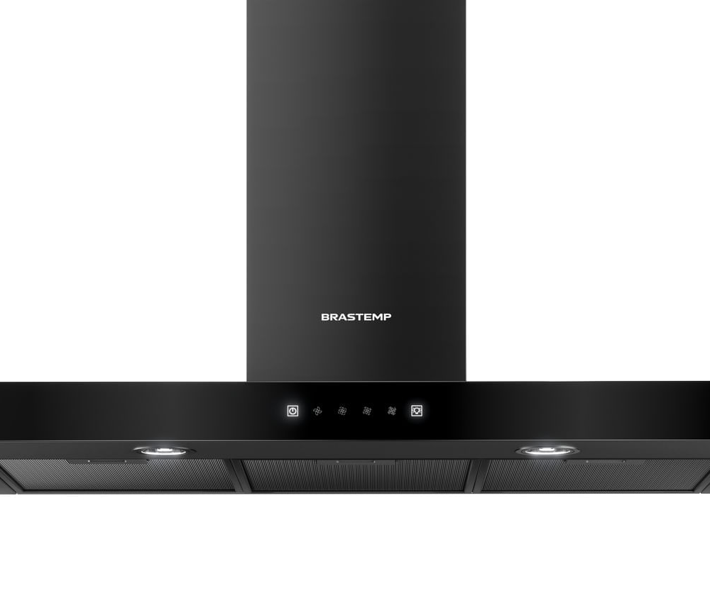 Coifa De Parede Brastemp Eclipse Collection 90cm Com Painel Touch On Glass - Bae90ap 220V