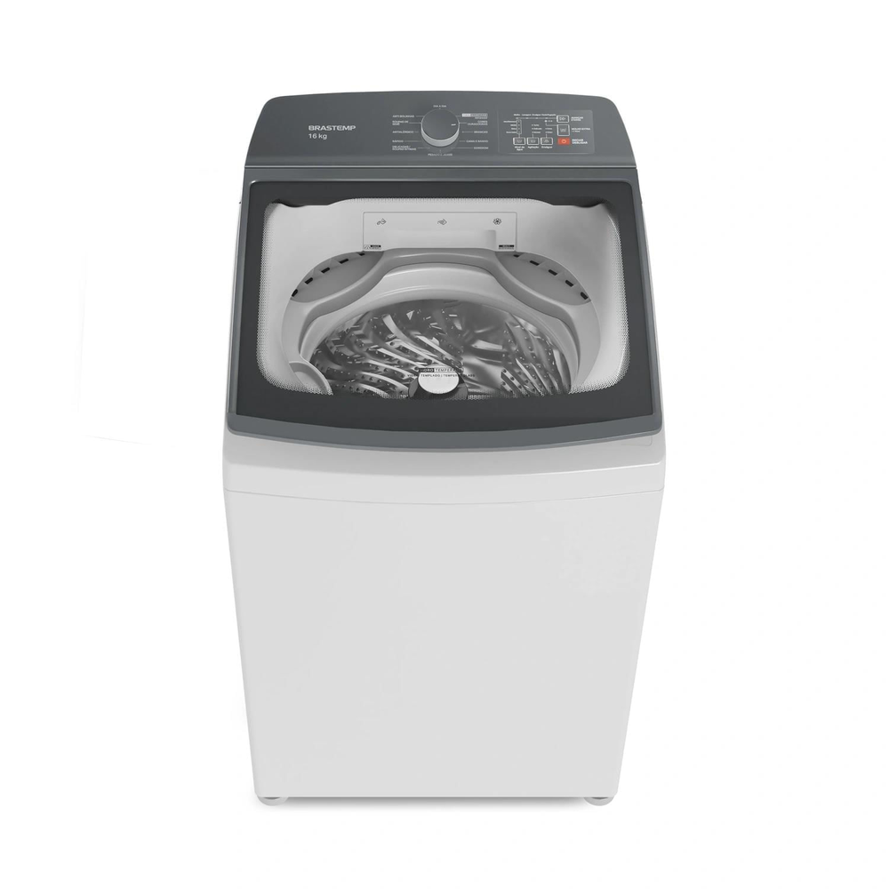 Máquina De Lavar Brastemp 16Kg Branca Com Ciclo Tira Manchas Advanced E Ciclo Antibolinha - Bwk16ab 220V