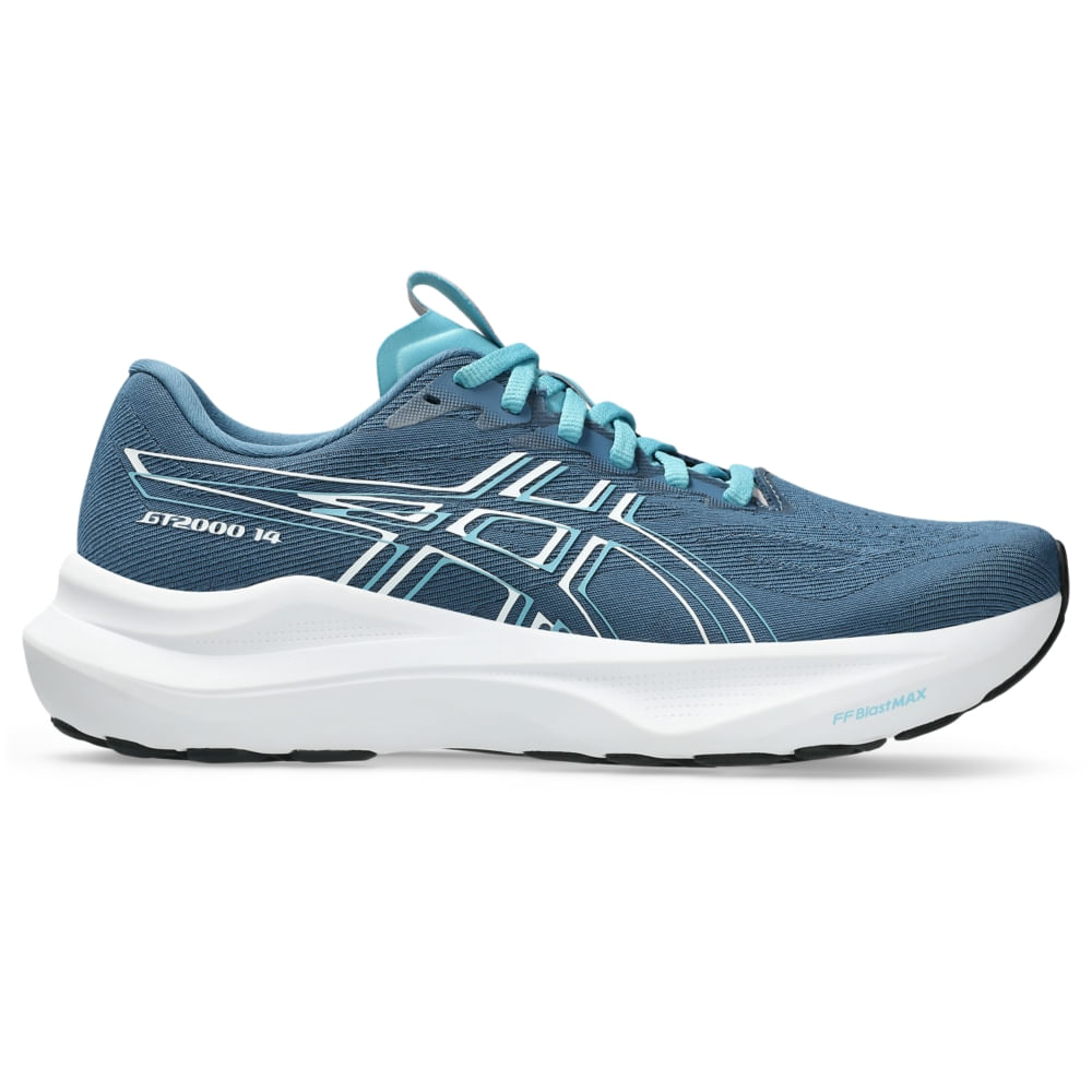 Tênis ASICS GT-2000 14 - Feminino - Azul/Branco