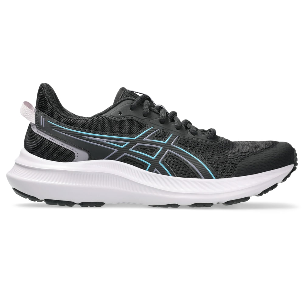 Tênis ASICS Jolt 5 - Feminino - Preto/Cinza