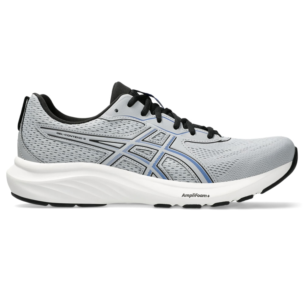 Tênis ASICS GEL-Contend 9 - Masculino - Cinza/Preto
