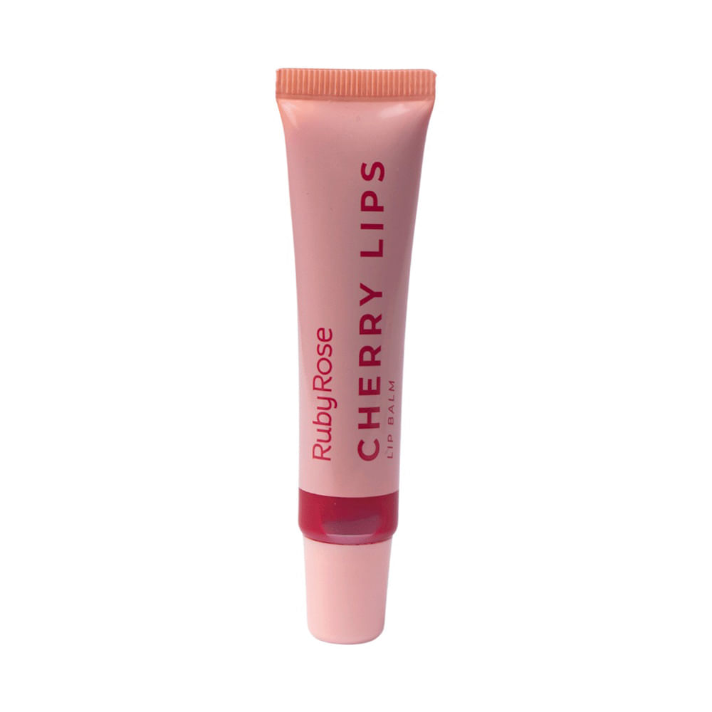 Gloss labial ruby rose balm cherry lips cl40 vermelho