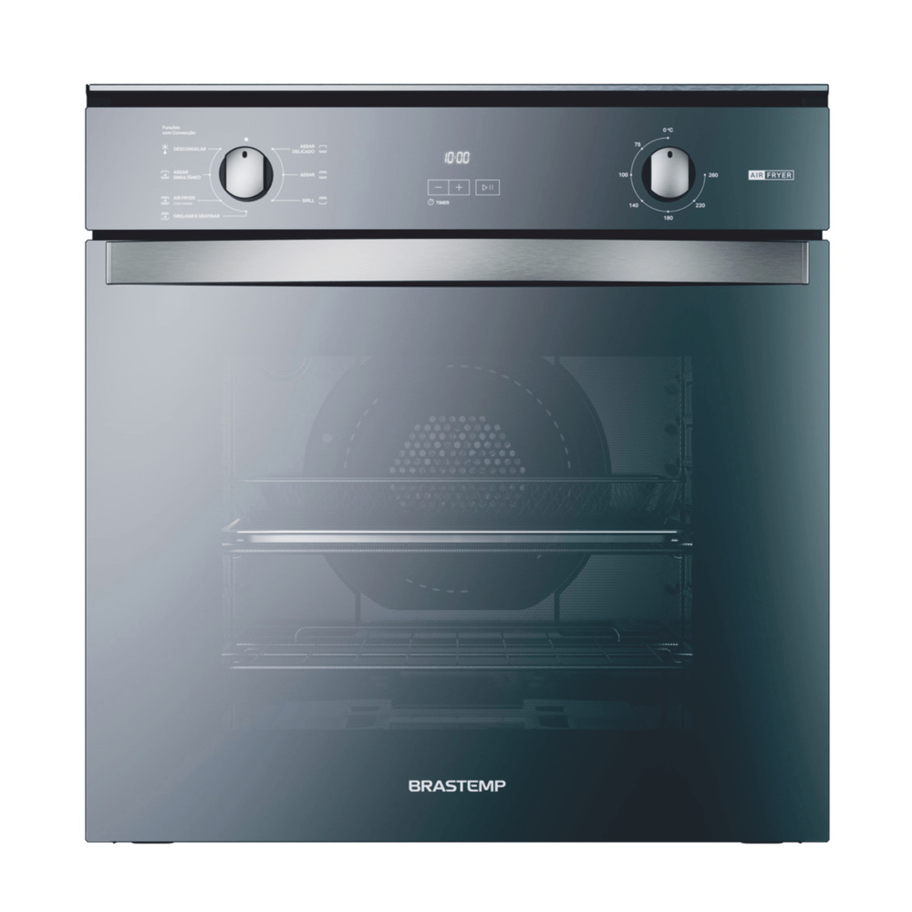 Forno De Embutir Elétrico Com Função Air Fryer Brastemp - Bof84ar 220V