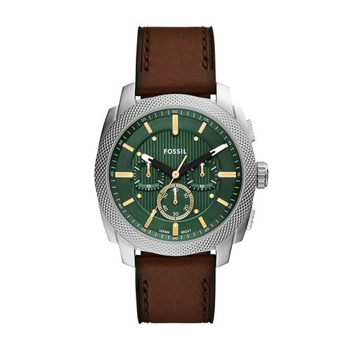 Relógio Fossil Masculino Machine Prata - FS6100/0VN