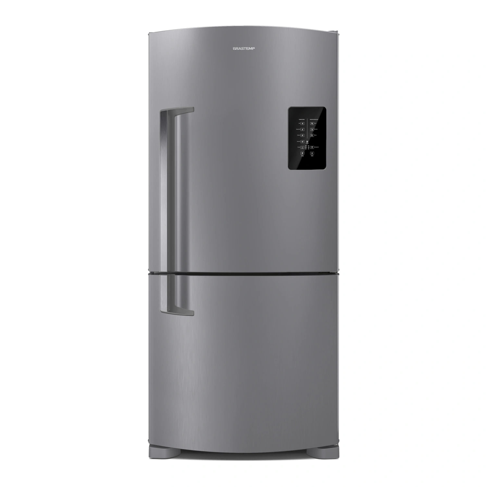 Geladeira Brastemp Frost Free Inverse 588 Litros Cor Inox Com Smart Bar - Bre85ak 110V