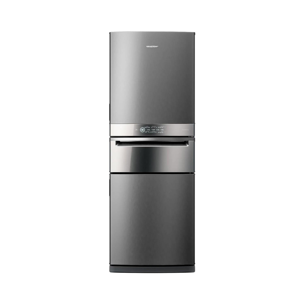 Geladeira Brastemp Inverse 3 Frost Free 419 Litros Cor Inox Com Freeze Control Pro - Bry59ck 110V