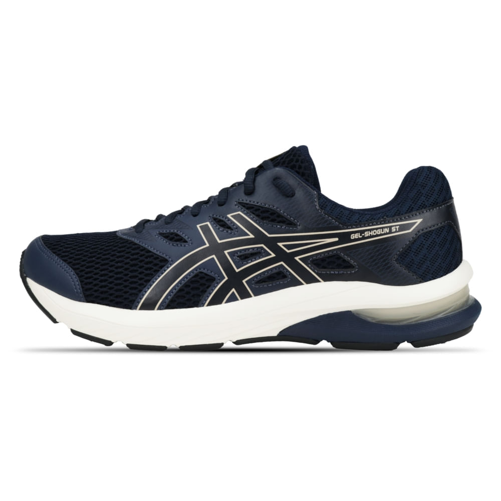 Tênis ASICS GEL-Shogun St - Masculino - Azul/Bege