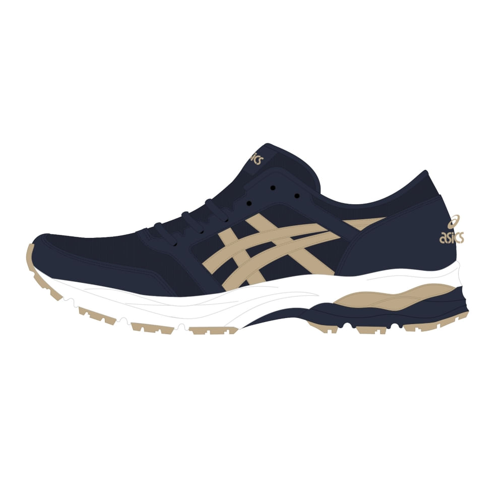 Tênis ASICS GEL-Takumi - Masculino - Azul/Bege